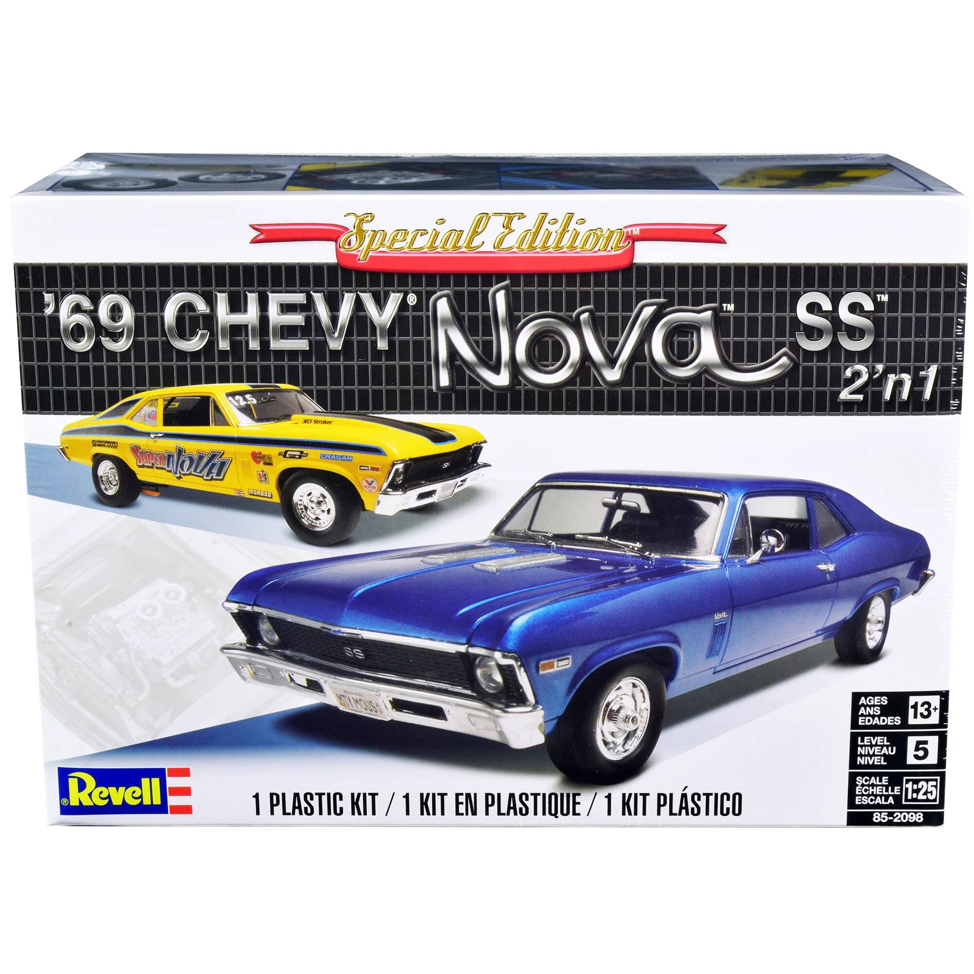 Revell® 1969 Chevy® Nova SS 2n1 Model Kit